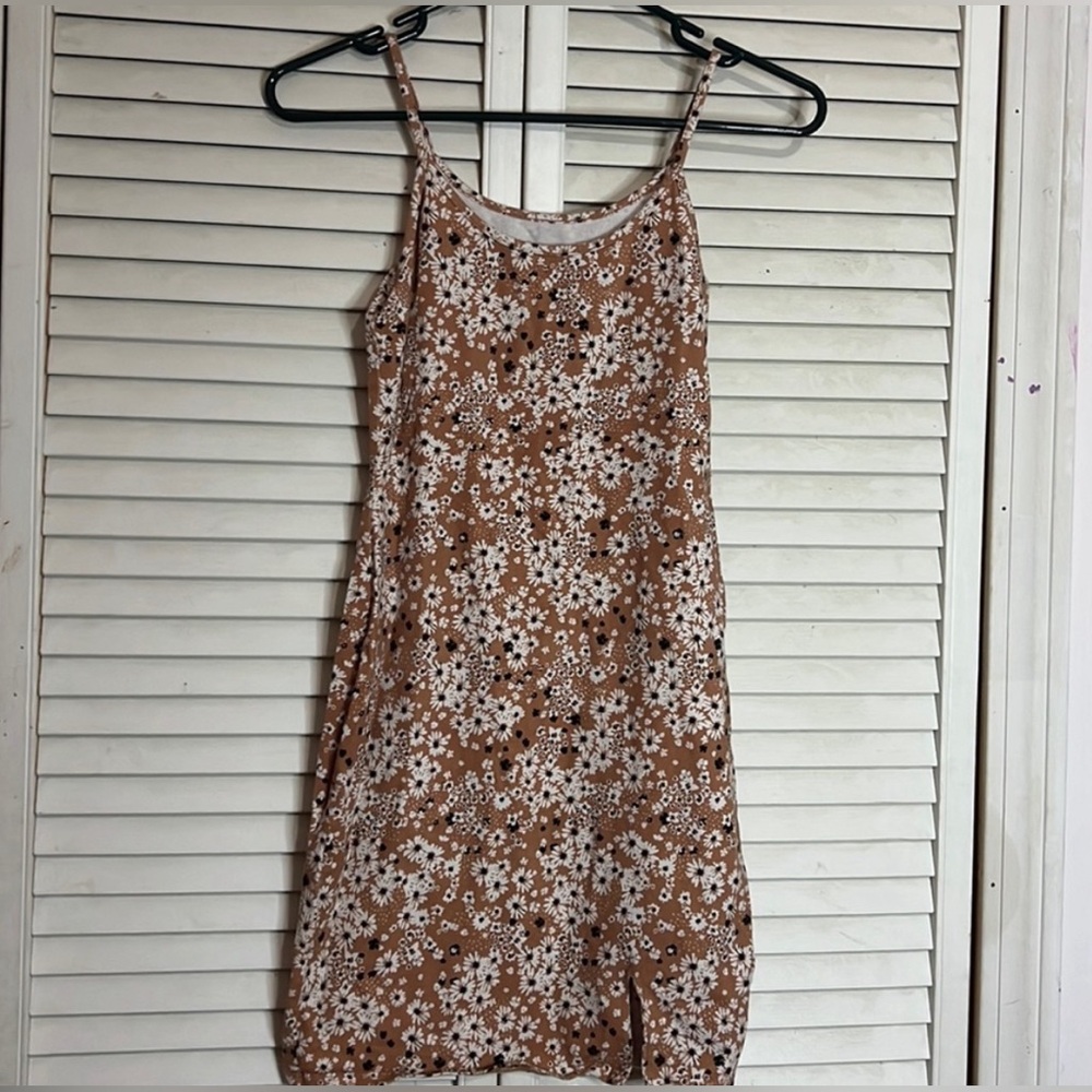 Floral Target Bodycon Dress
